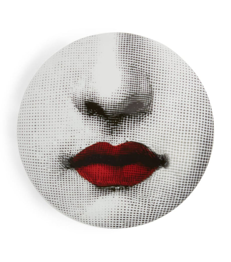 Fornasetti decorative porcelain box with Lina Cavalieri lips 10.5cm, imported from the UK