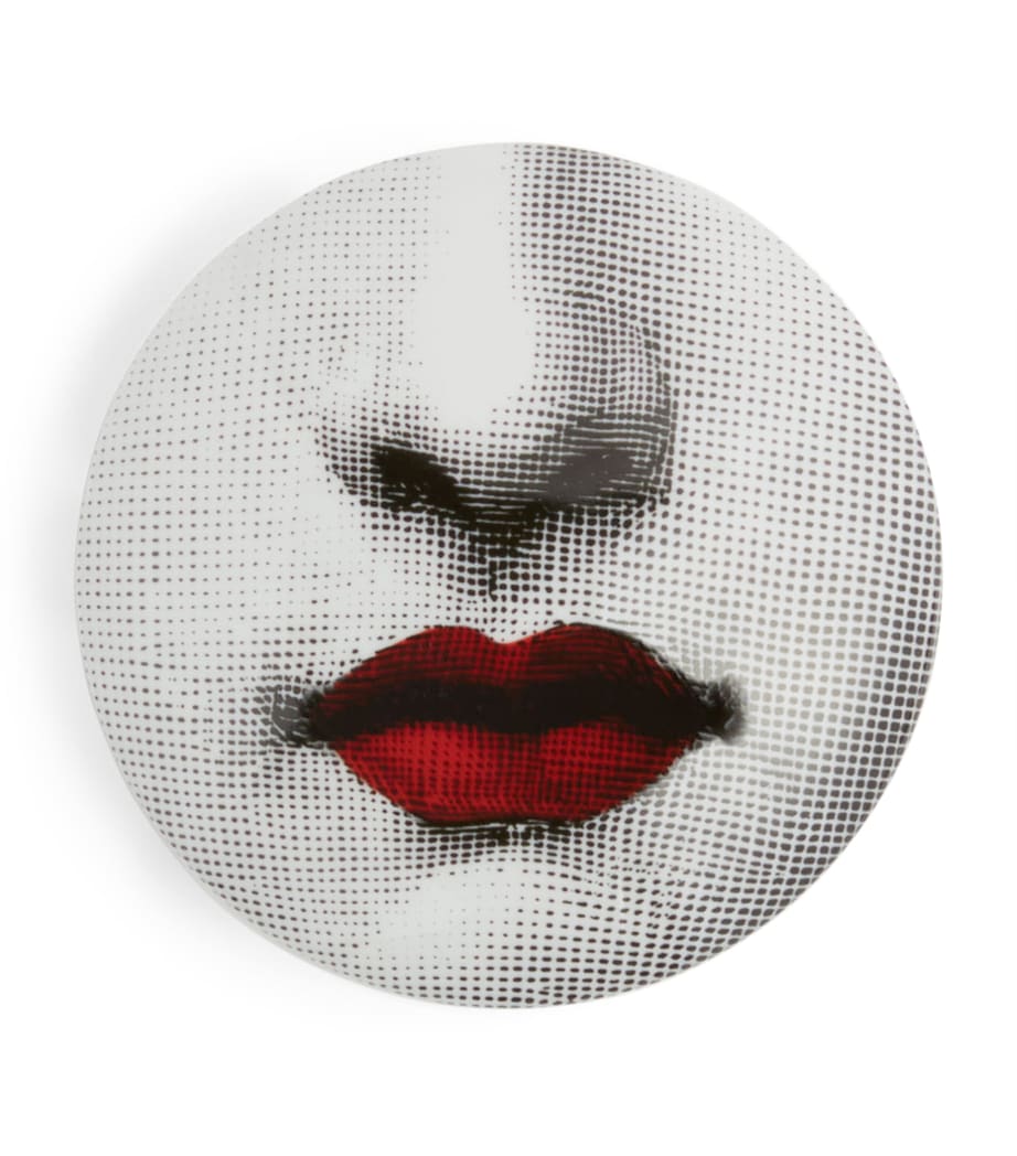 Fornasetti decorative porcelain box with Lina Cavalieri lips 10.5cm, imported from the UK