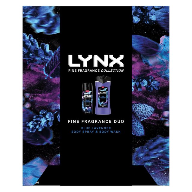 Lynx Fine Fragrance Blue Lavendar Duo Gift Set GOODS M&S   