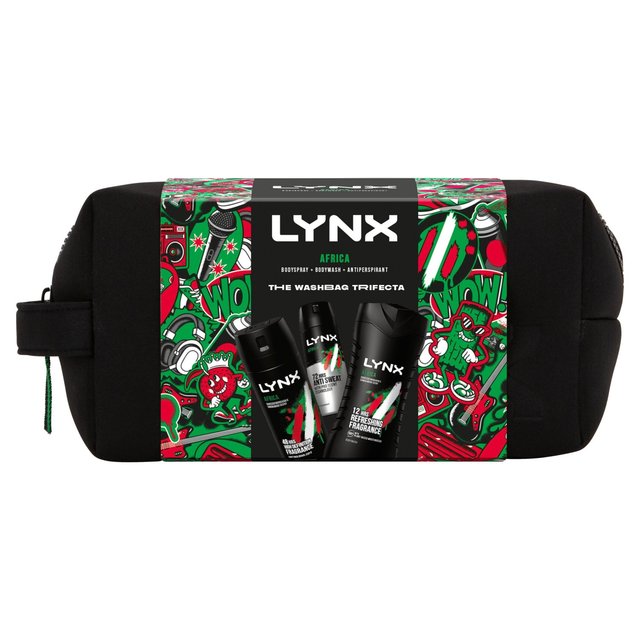 Lynx Africa Washbag Collection Gift Set