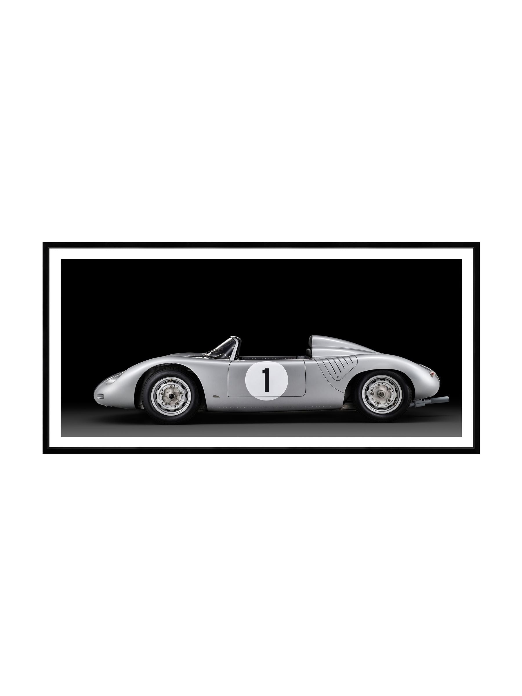 Brookpace Lascelles Porsche 718 RSK artwork in matt black frame - British product