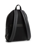 Tommy Hilfiger black dome backpack with signature tape and logo, UK version