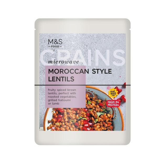 M&S Microwave Moroccan Style Lentils   250g GOODS M&S   