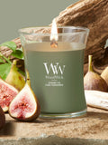 WoodWick Green Medium Hourglass 1-Wick Large Candle - Verdant Fig