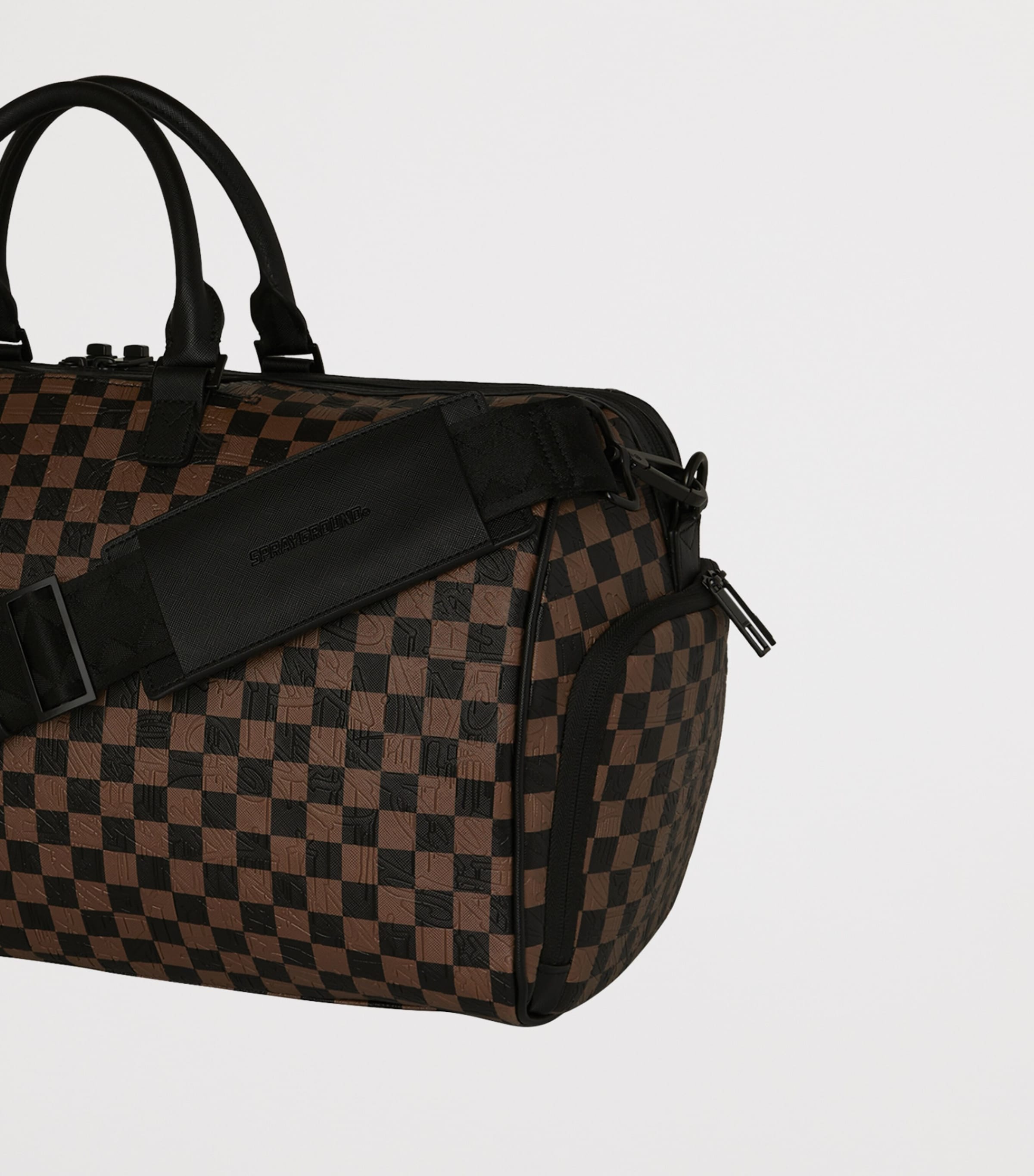 Sprayground Embossed Check Holdall (British brand)