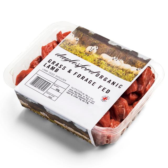 Daylesford Organic Pastured Diced Shoulder of Lamb   400g GOODS M&S   