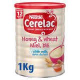 Nestle CERELAC Wheat Based Fortified Baby Cereal with Honey & Wheat, Just Add Water, 12 Months+ Baby Food ASDA   