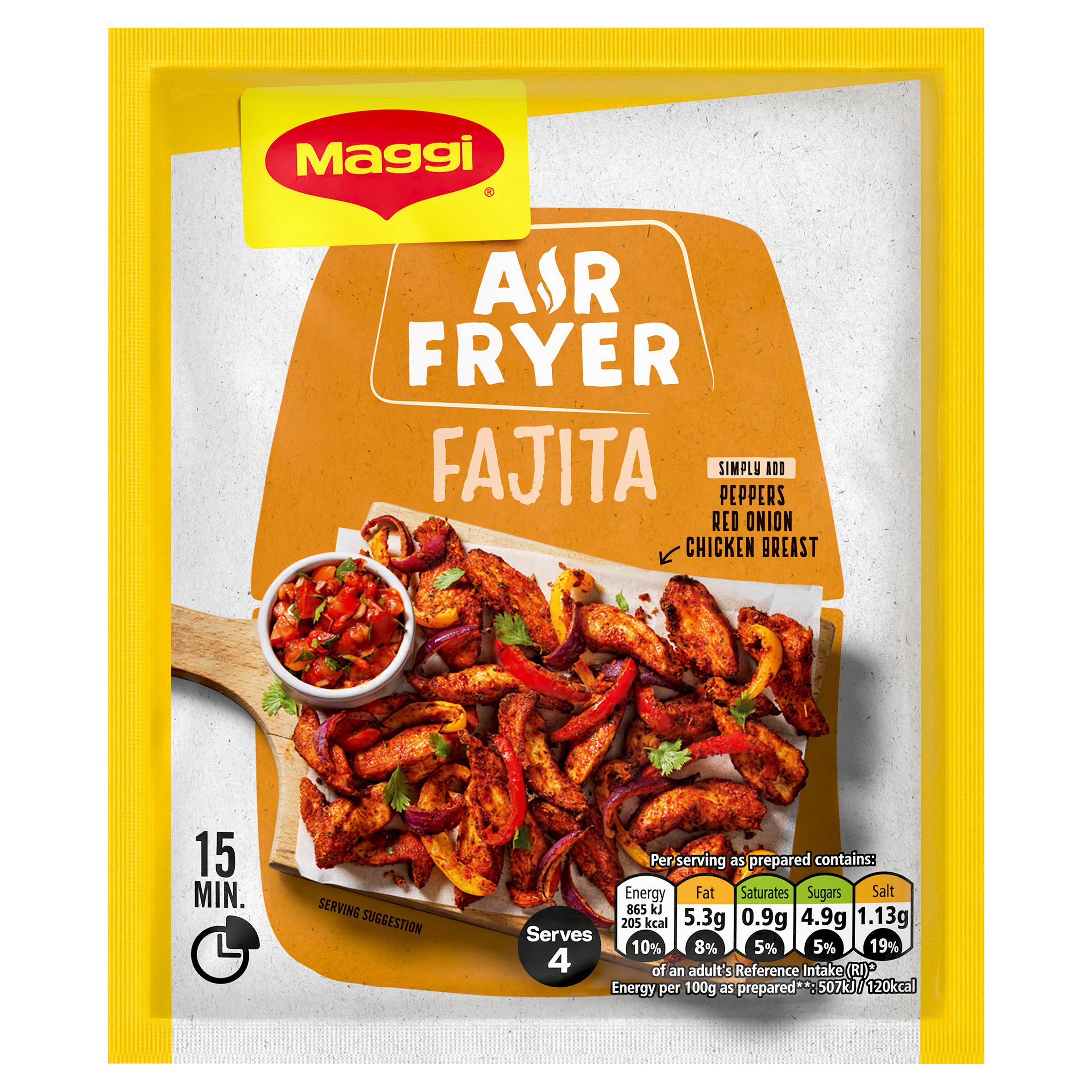 Maggi Air Fryer Fajita 27g GOODS Sainsburys   