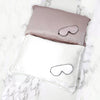 White Lotus Beauty mulberry silk pillowcase and eye mask set (British brand)