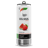 Celsius energy drink sparkling strawberry watermelon 355ml, UK version