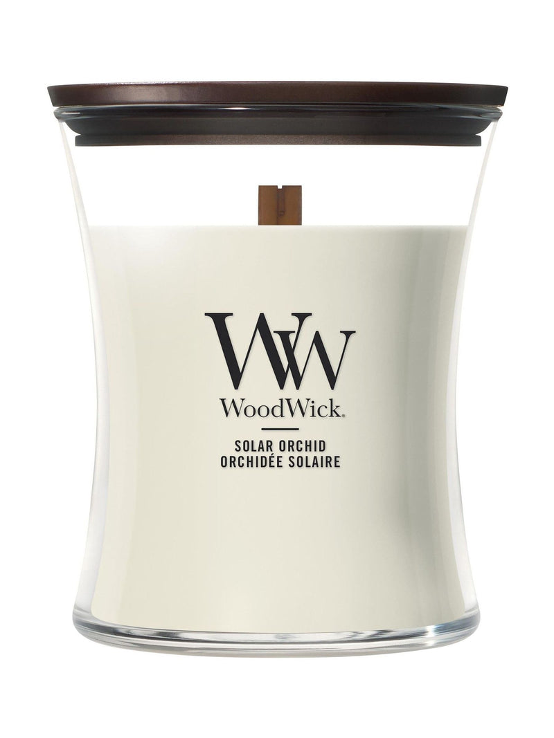 WoodWick Lilac medium hourglass candle (British brand)