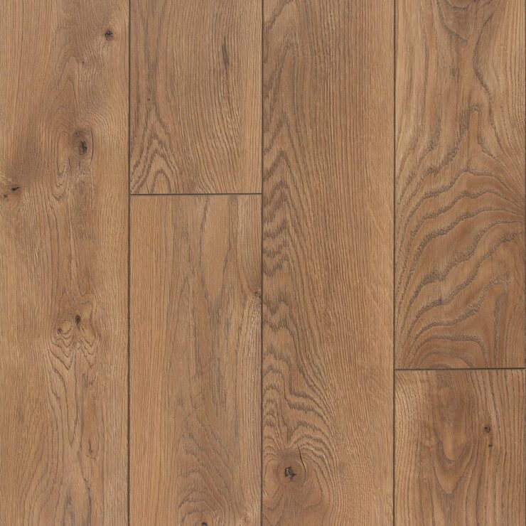 Golden Select Woodland Oak laminate flooring with splash shield technology (British brand)