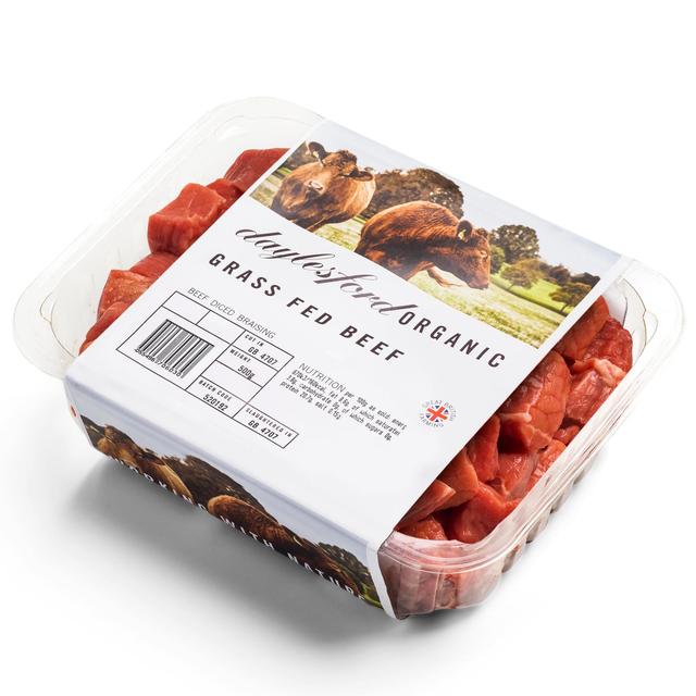 Daylesford Organic Pastured British Beef Diced Braising   500g GOODS M&S   