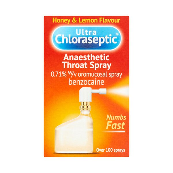 Ultra Chloraseptic Anaesthetic Throat Spray Honey & Lemon GOODS Superdrug   