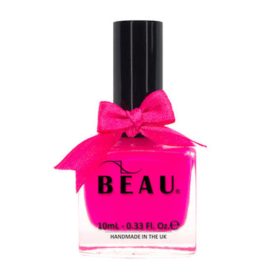 Superdrug BEAU Neon Nail Polish Fuchsia 10ml- Buy online at McGrocer