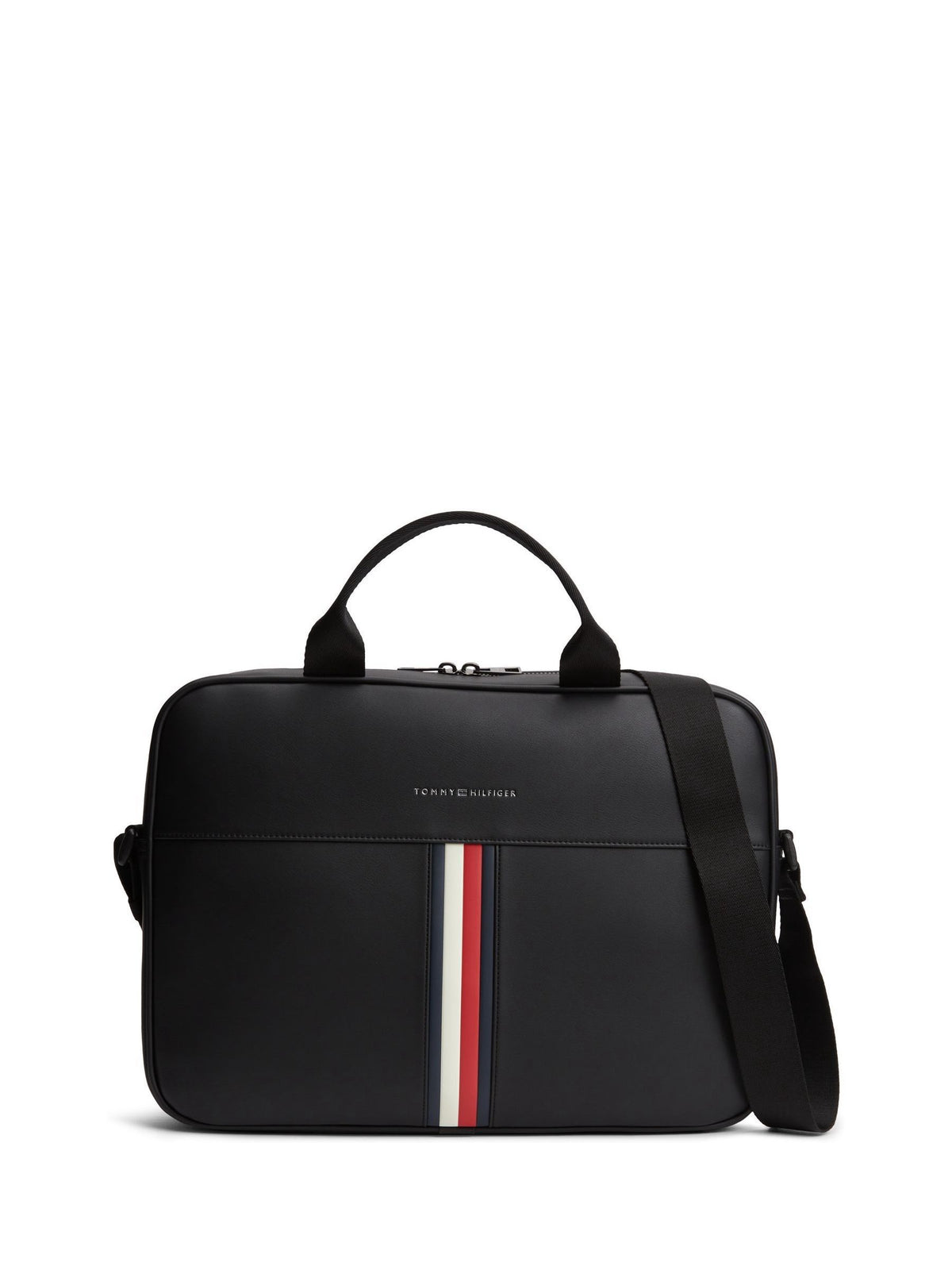 Tommy Hilfiger signature tape crossbody laptop bag 38cm (British brand)