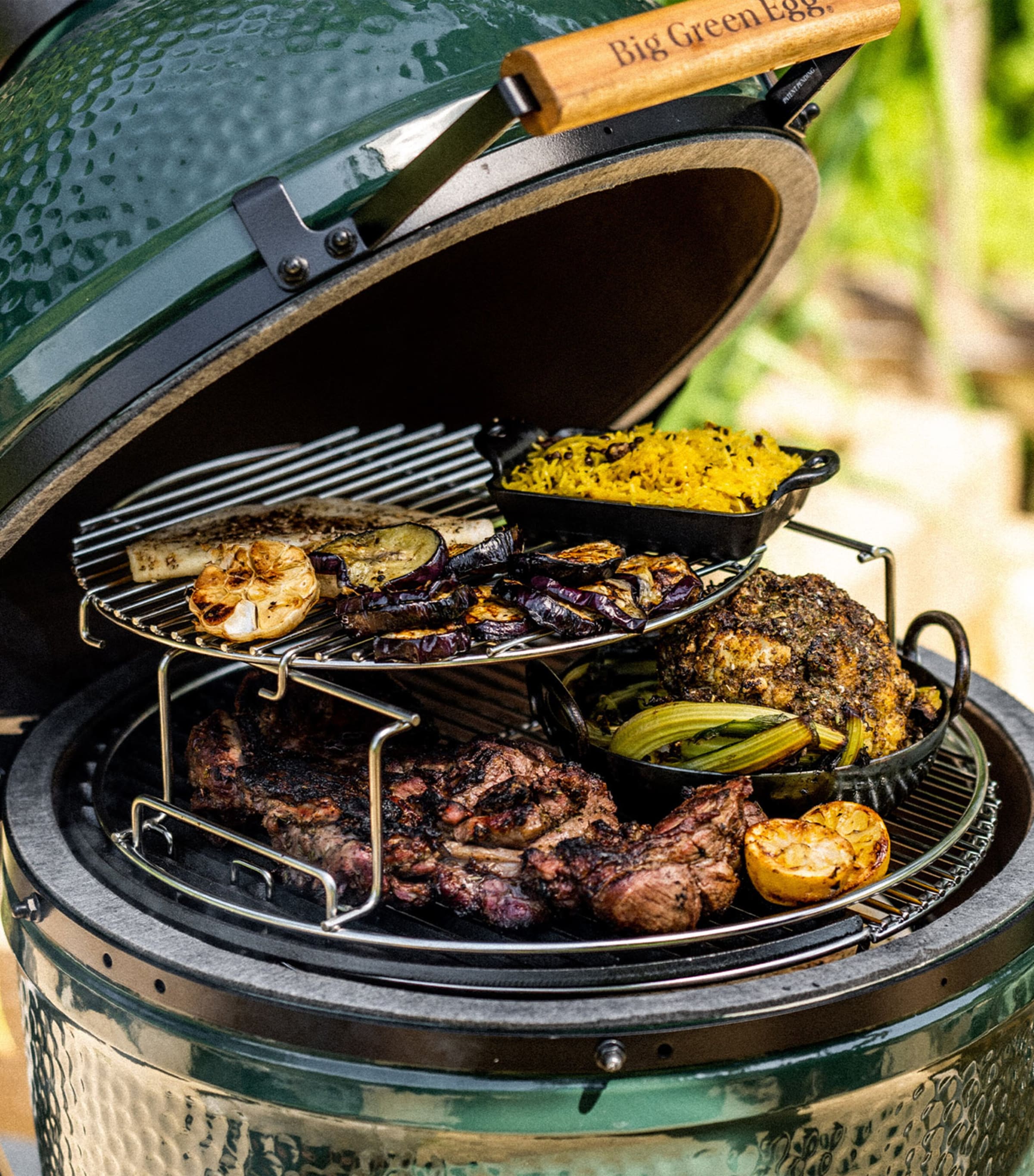 Big Green Egg Large ceramic barbecue - British product