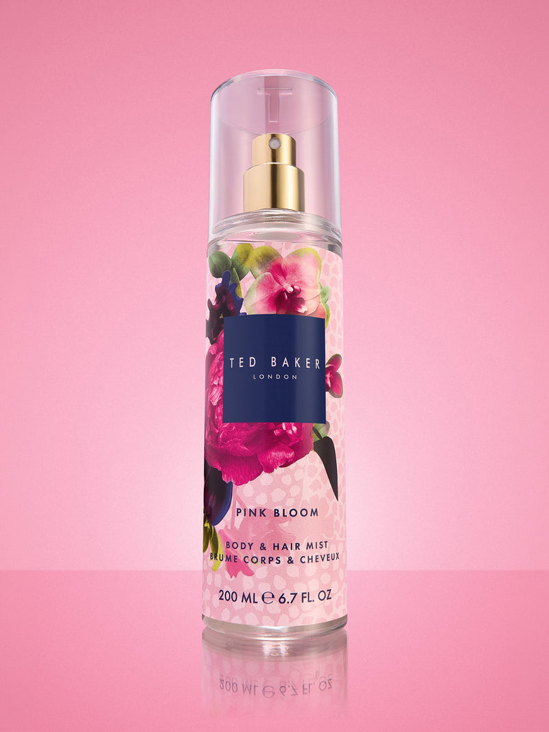 Ted Baker Pink Bloom body hair mist 200ml, imported from the UK