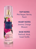 Ted Baker Pink Bloom body hair mist 200ml, imported from the UK