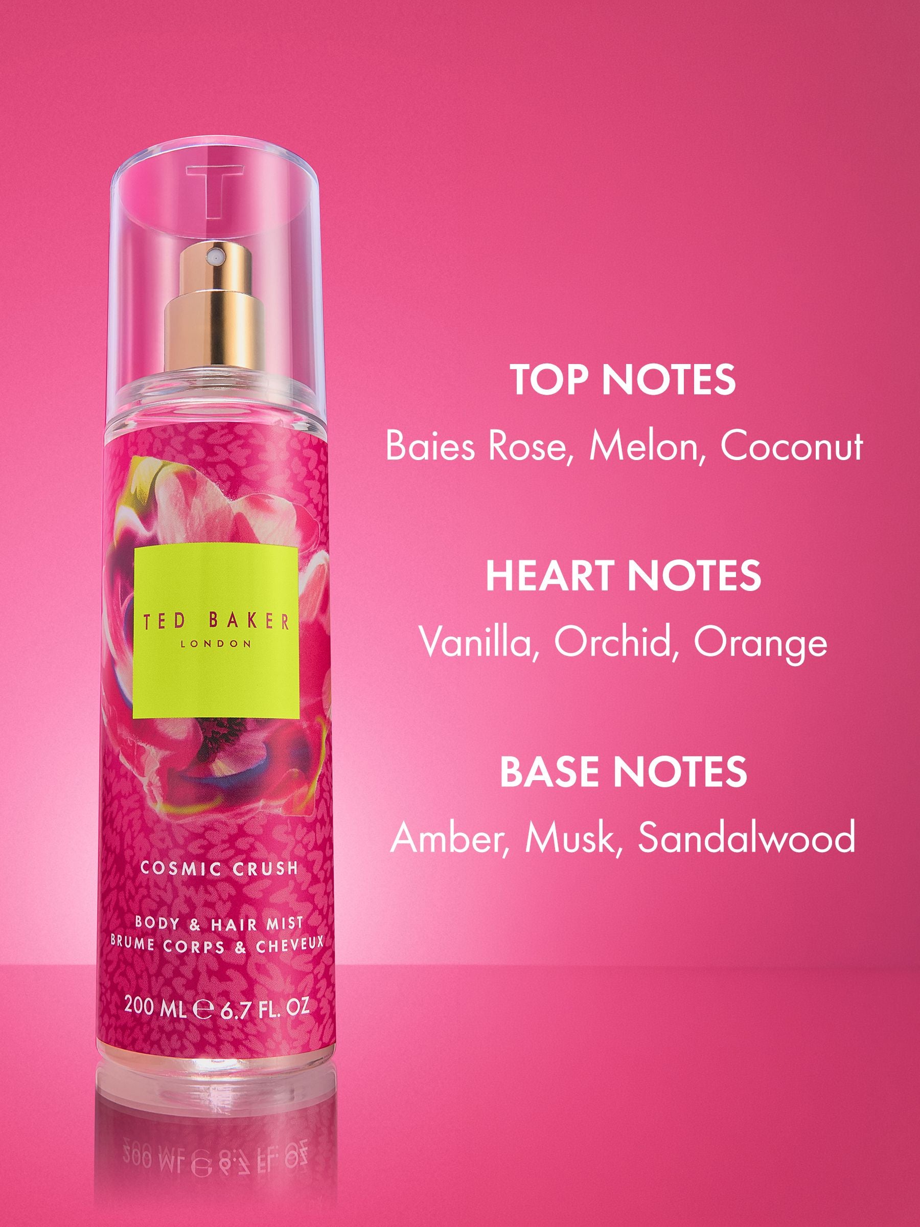 Ted Baker Cosmic Crush Body and Hair Mist 200ml - British product