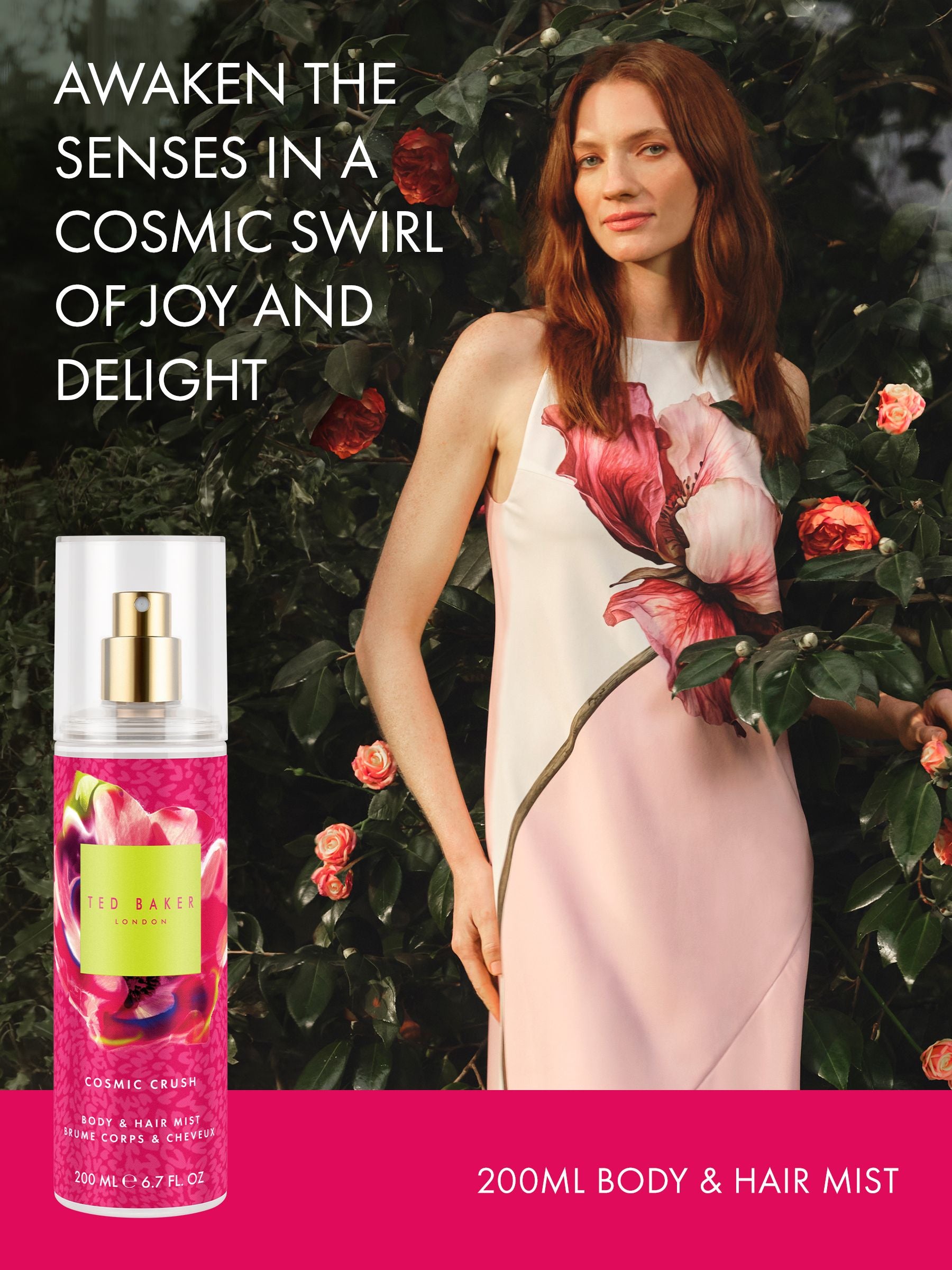 Ted Baker Cosmic Crush Body and Hair Mist 200ml - British product