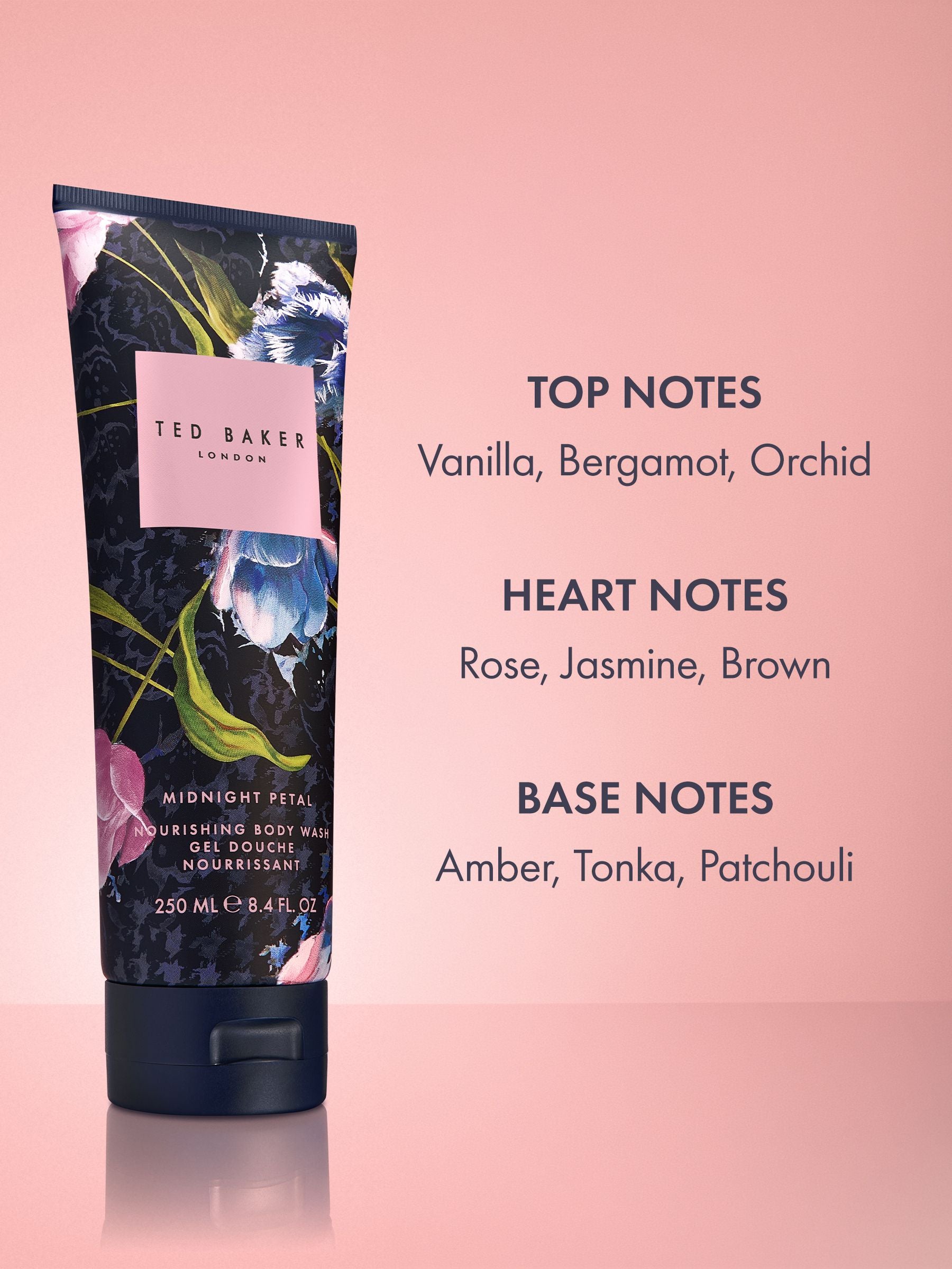 Ted Baker body wash Fusion Midnight Petal 250ml (British brand)