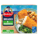 Birds Eye 4 MSC Breaded Haddock Fish Fillets   440g GOODS M&S   