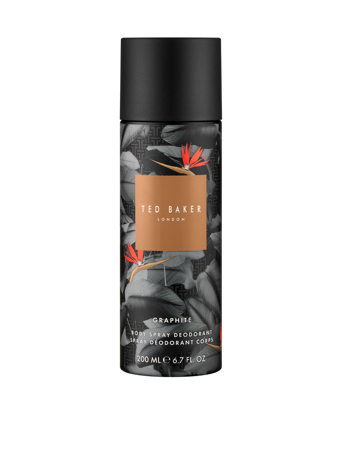 Ted Baker Graphite body spray deodorant 200ml, imported from the UK