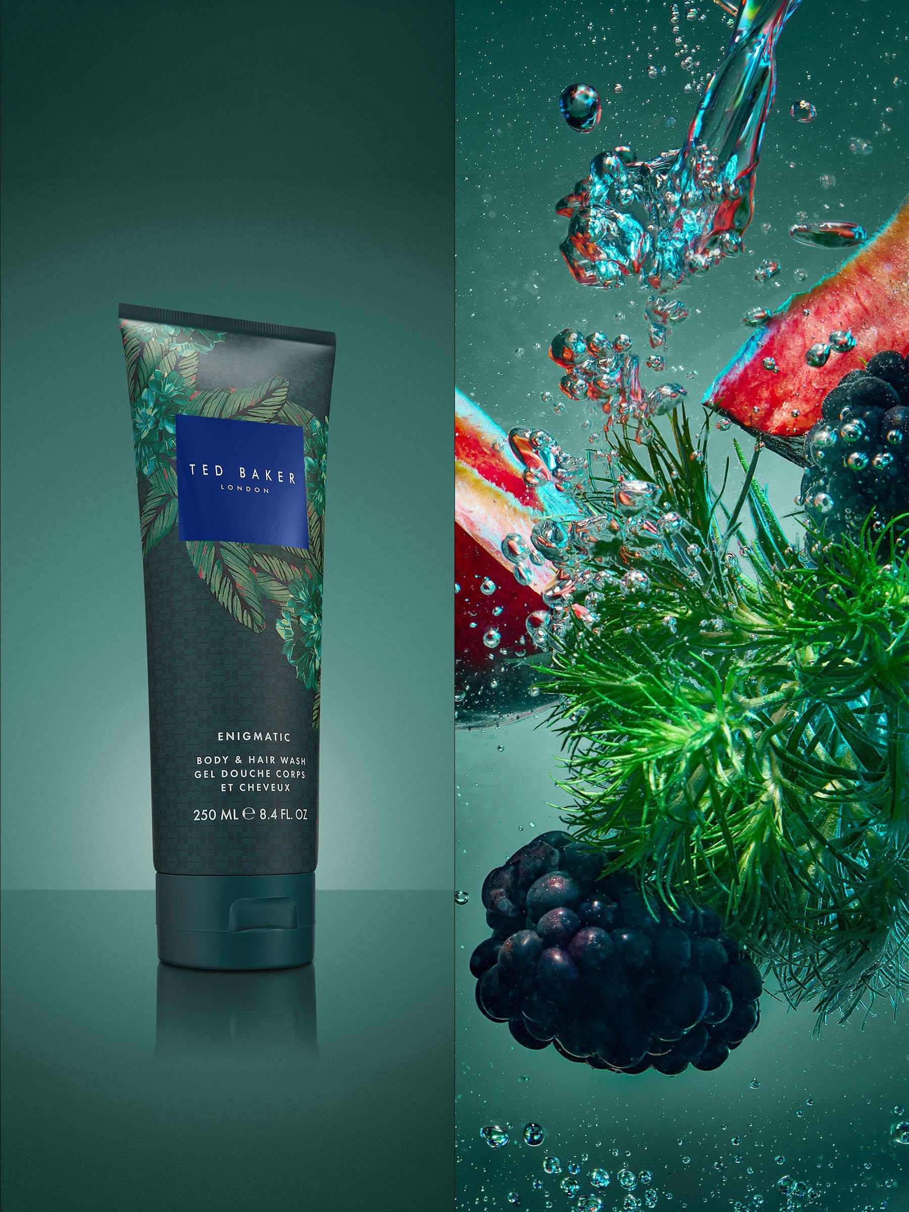 Ted Baker Fusion Enigmatic hair and body wash 250ml (British brand)