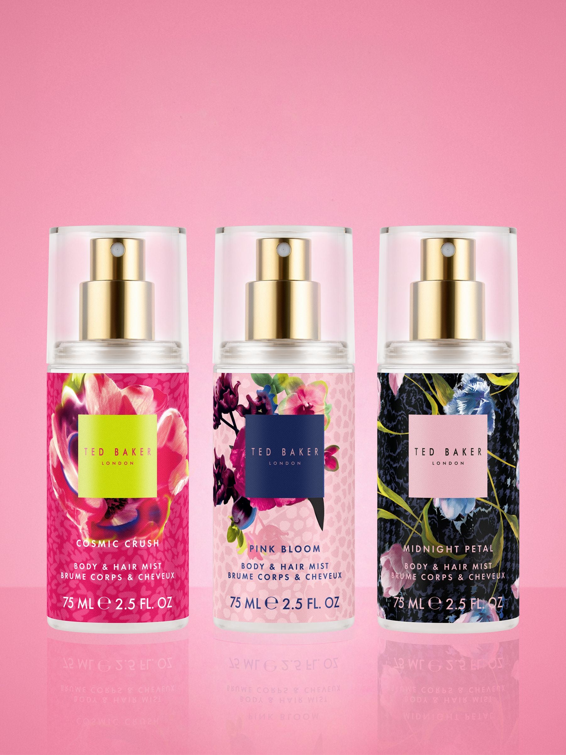 Ted Baker mini body and hair mist gift set - British product