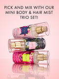 Ted Baker mini body and hair mist gift set - British product