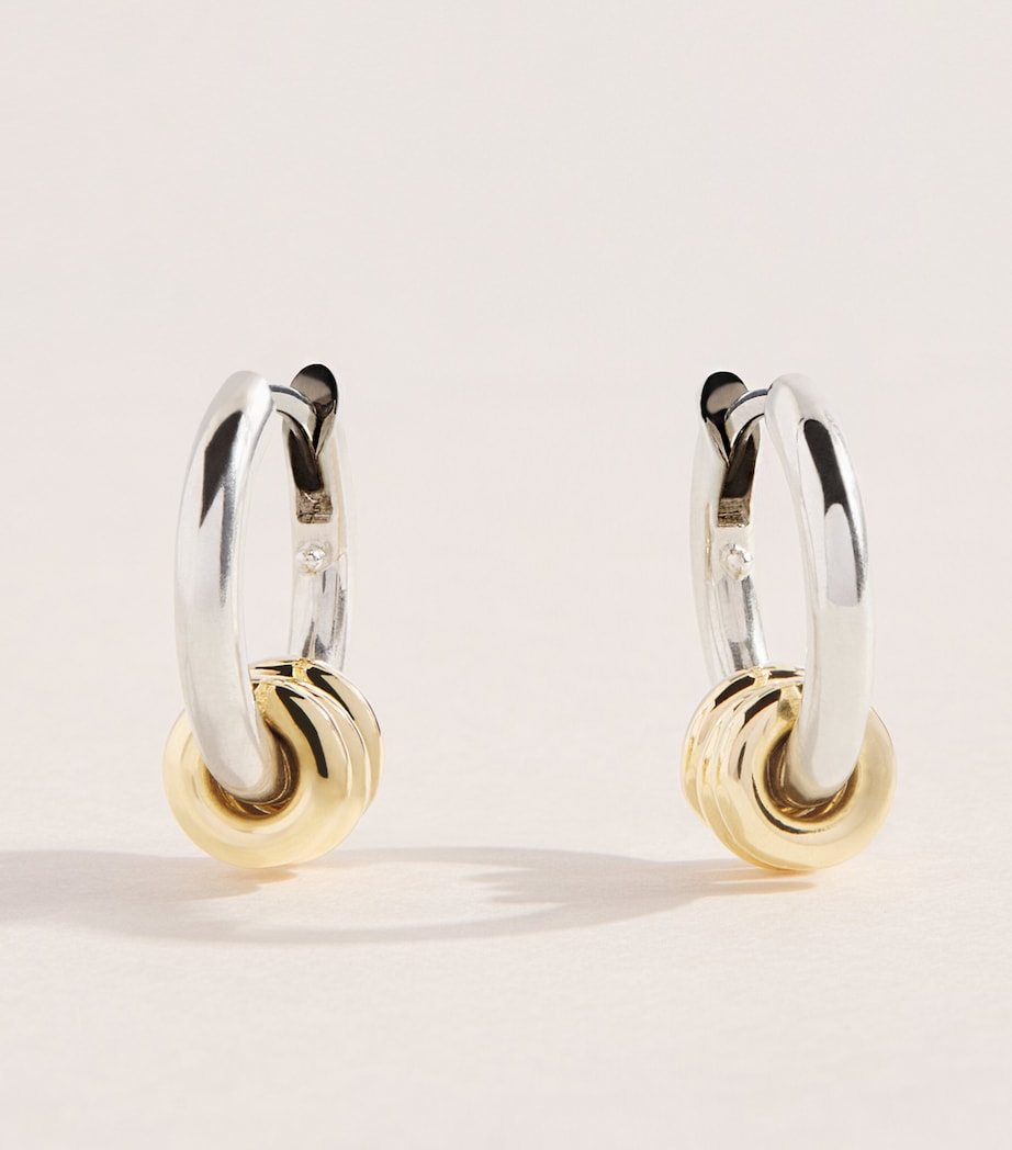 Spinelli Kilcollin hoop earrings sterling silver and yellow gold - British product