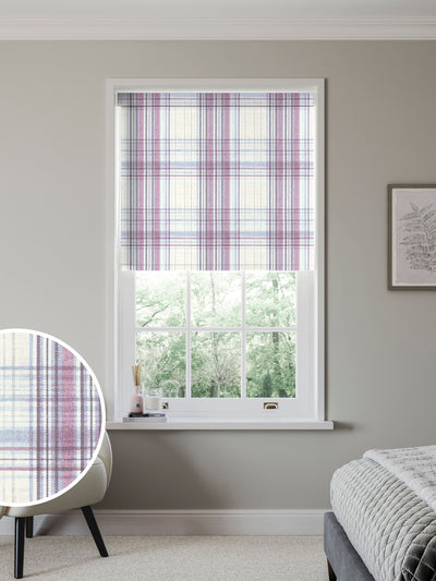 Next Next Athena Mulberry Purple Blackout Roller Blind- Buy online at McGrocer