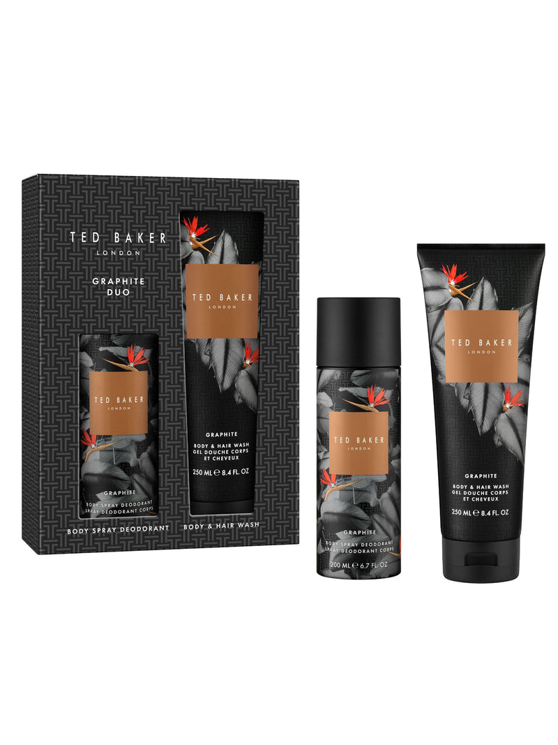 Ted Baker Fusion Graphite Duo gift set, imported from the UK