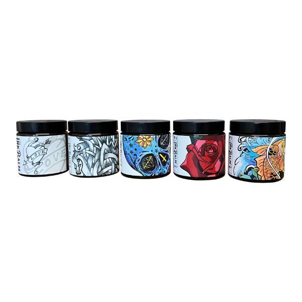 The Ink Balm Soy Candle - Skull Design  60g