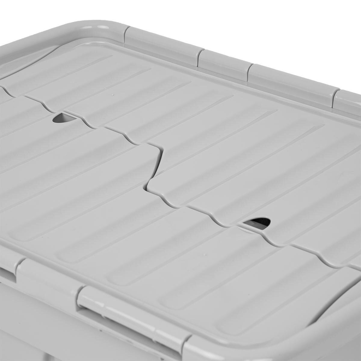 Wham 54L croc box with grey lids (British brand)