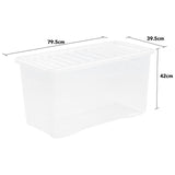 Wham storage boxes 3 pack 110 litre (British brand)