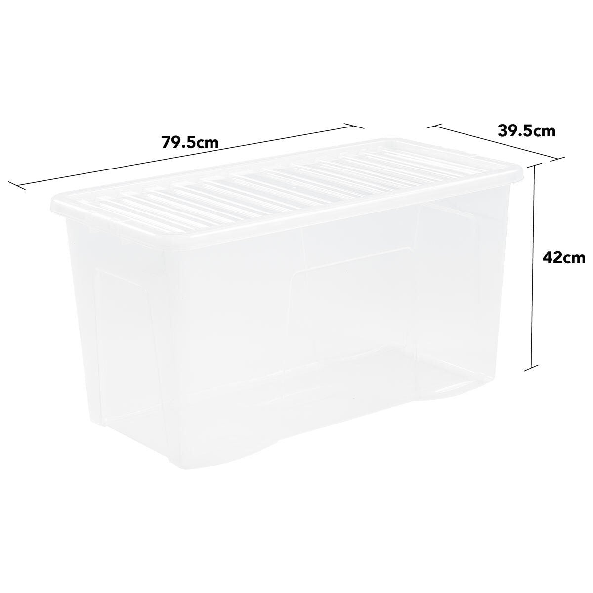 Wham storage boxes 3 pack 110 litre (British brand)