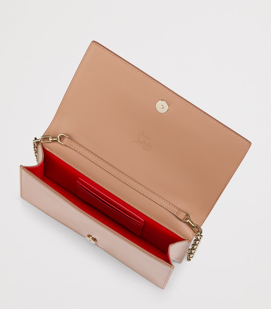 Christian Louboutin Bettina patent leather clutch bag (British brand)