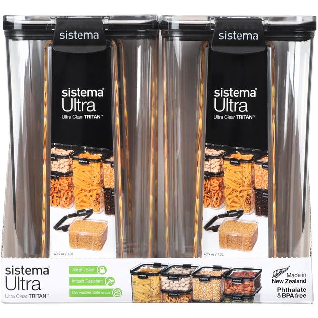 Sistema 1.3L Tritan Ultra Square Storage Tableware & Kitchen Accessories M&S   