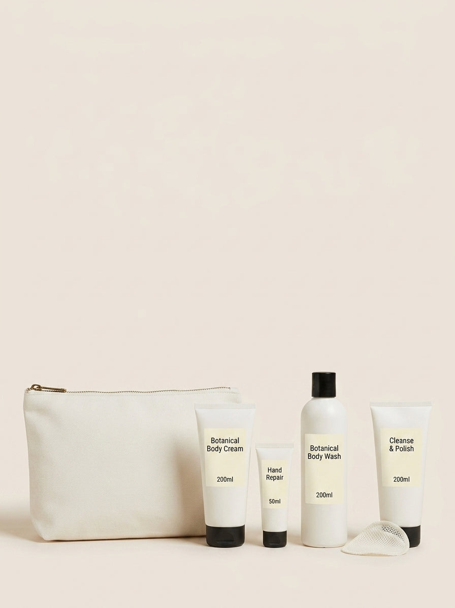 Liz Earle Orange Flower skincare gift set (British brand)