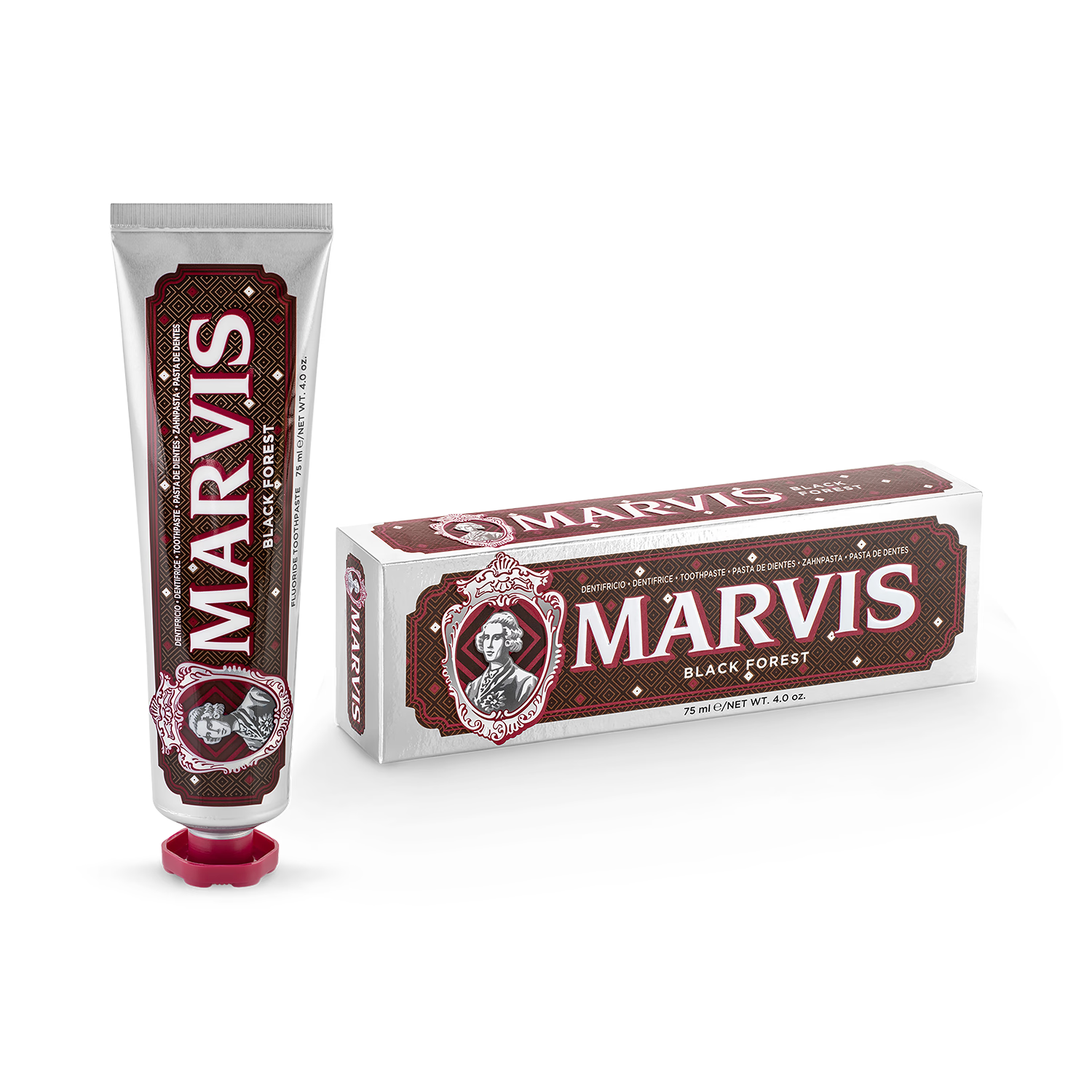 Marvis Black Forest toothpaste 75ml, imported from the UK