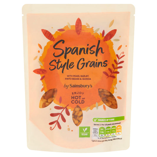 Sainsbury's Spanish Style Grains 250g Quinoa couscous & pulses Sainsburys   