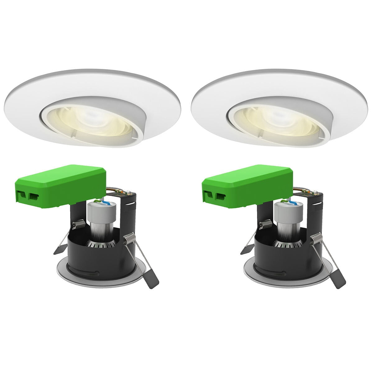 4lite WiZ smart downlight pack of 2, imported from the UK