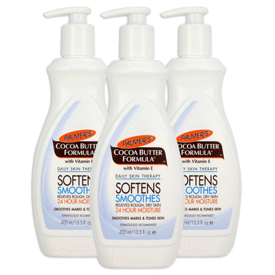 Costco UK Cocoa Butter Formula Body Lotion with Vitamin E, 3 x 400ml- Buy online at McGrocer