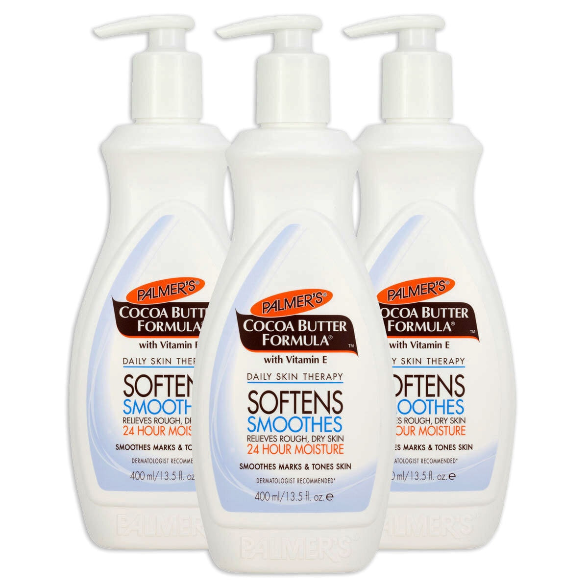 Palmer's Cocoa Butter Formula Body Lotion, 3 x 400ml, imported from the UK