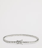 Harrods white gold diamond tennis bracelet 4.00ct - British product
