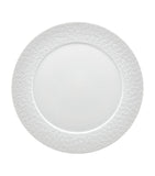 Oval Charger Plate with Snowball Blossom Design 33cm