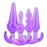 Loving Joy butt plug training kit purple 4 pack, imported from the UK