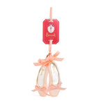 Harrods glass ballet slippers ornament, imported from the UK